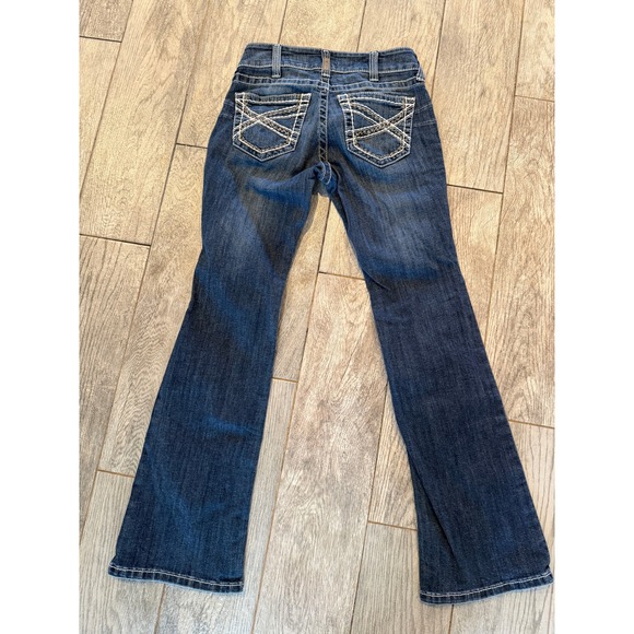 Ariat Denim Bootcut Jeans size 26 Short 26S Womens Boot Western Mid Rise 1963 - Picture 3 of 16
